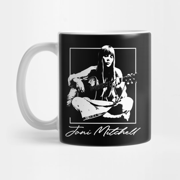 Retro Love Folk Joni Fan Art Design by Princess Bones Artwork